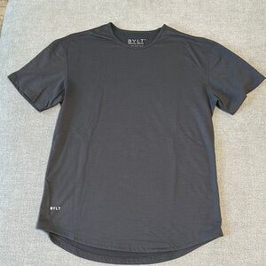 Men’s Large BYLT Basics Drop Cut Short Sleeve T-Shirt - Charcoal Grey
